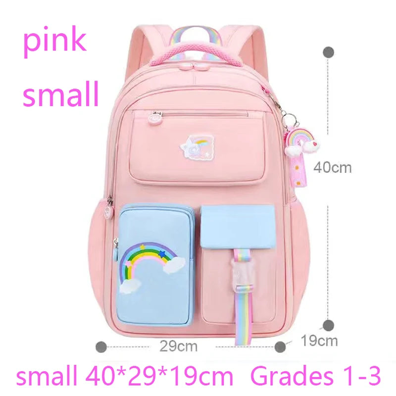 Girls Macaron School Backpack
