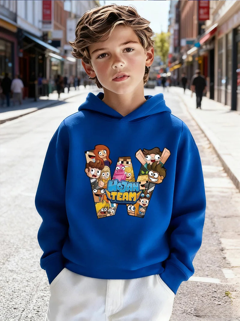 Kids Character Graphic Hoodie