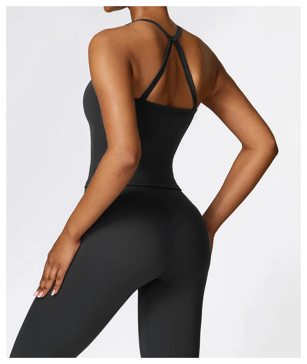 Frauen Kreuz Zurück Yoga Sport-Bh Atmungsaktiv Shock Proof Gym Workout Fitness Push-up Top Yoga Laufen Aktive Sportswear Weste Bh