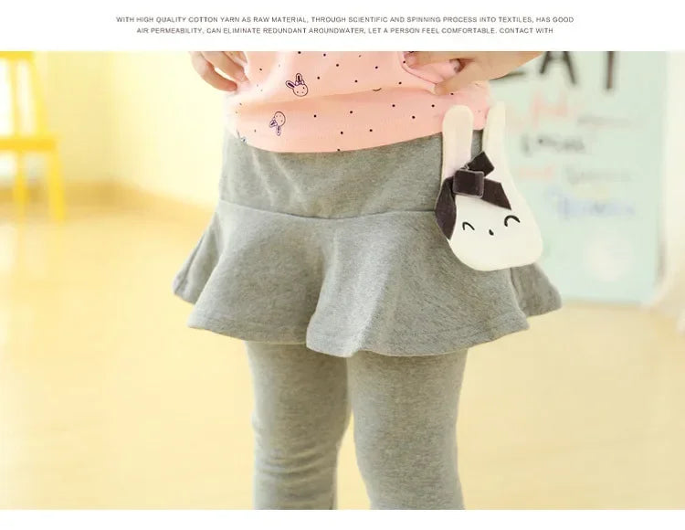 Neue Baby Mädchen Leggings Spitze Prinzessin Rock-hosen Frühling Herbst Kinder Dünne Rock Hosen für 2-7 Jahre kinder Kleidung