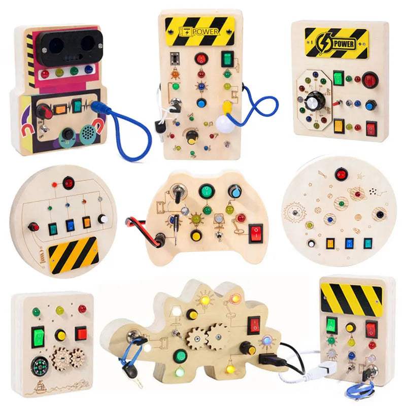 Montessori LED Busy Board