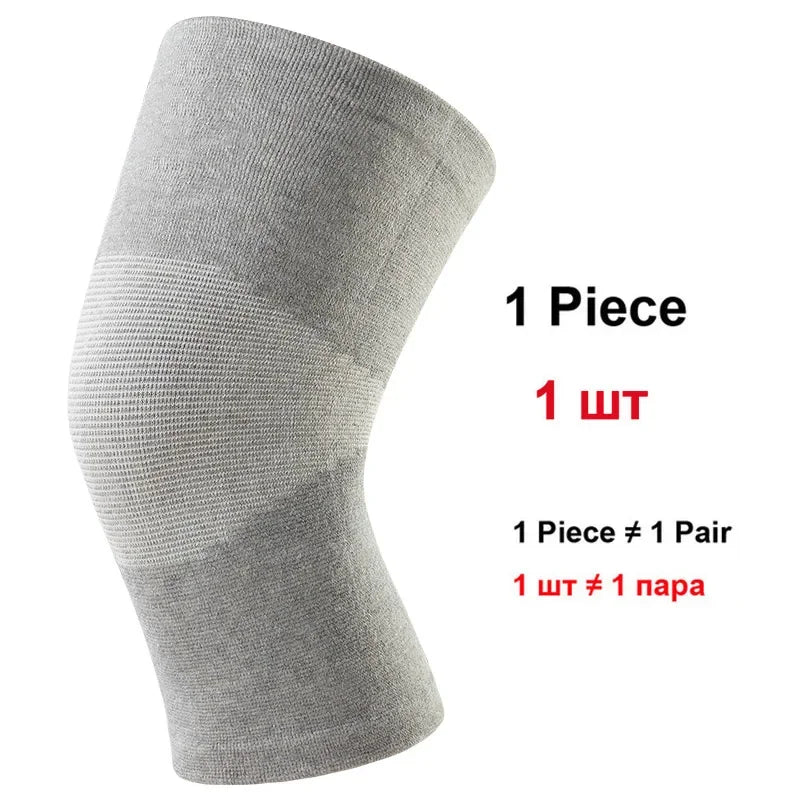 1 Pair Knee Pads Support Protection COYOCO Leg Arthritis Injury Gym Knee Sleeve Elastic Bandage Charcoal Knitted Warm Knee Braces
