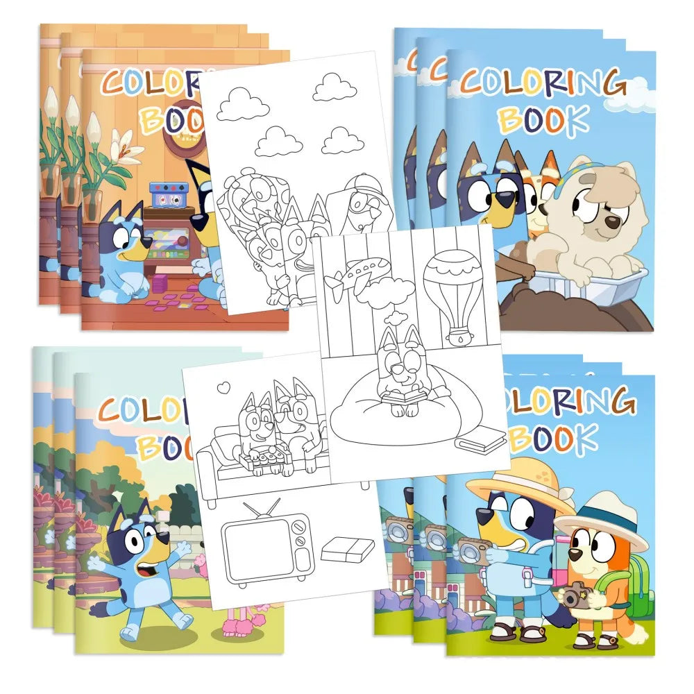 Bluey & Bingo Malbuch-Set