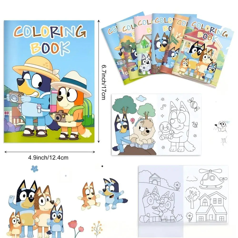 Bluey & Bingo Malbuch-Set