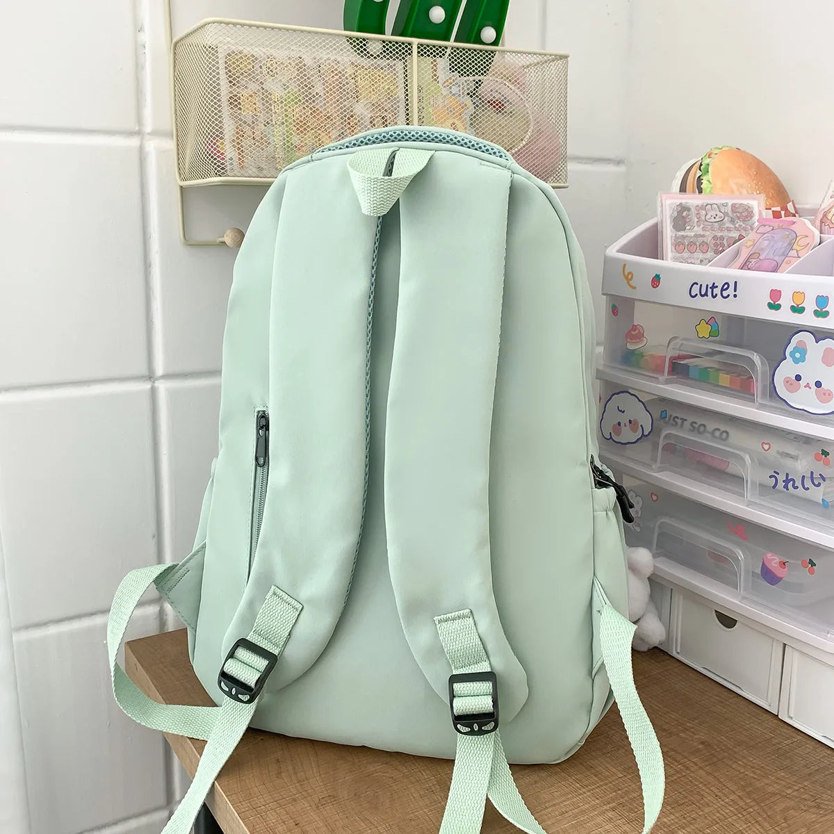 Trendy Waterproof School Backpack