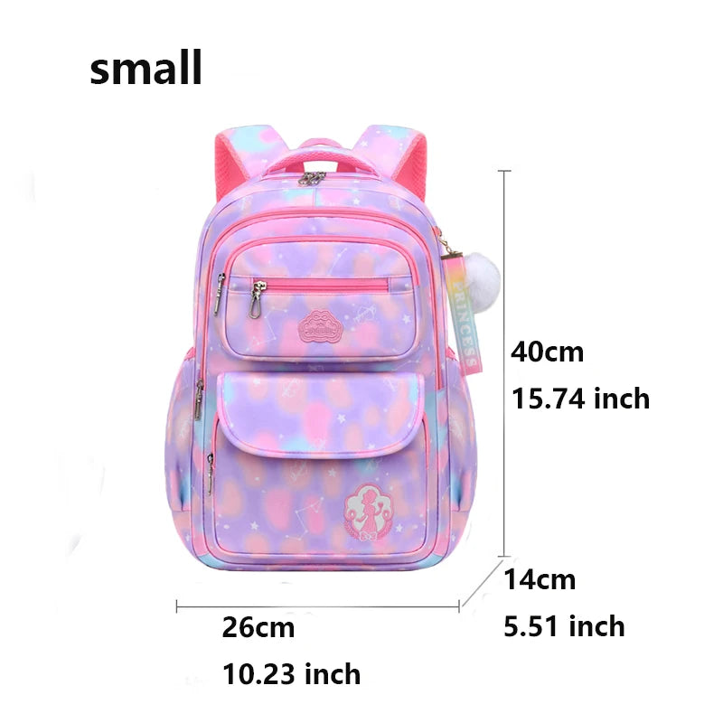 Girls Waterproof School Backpack