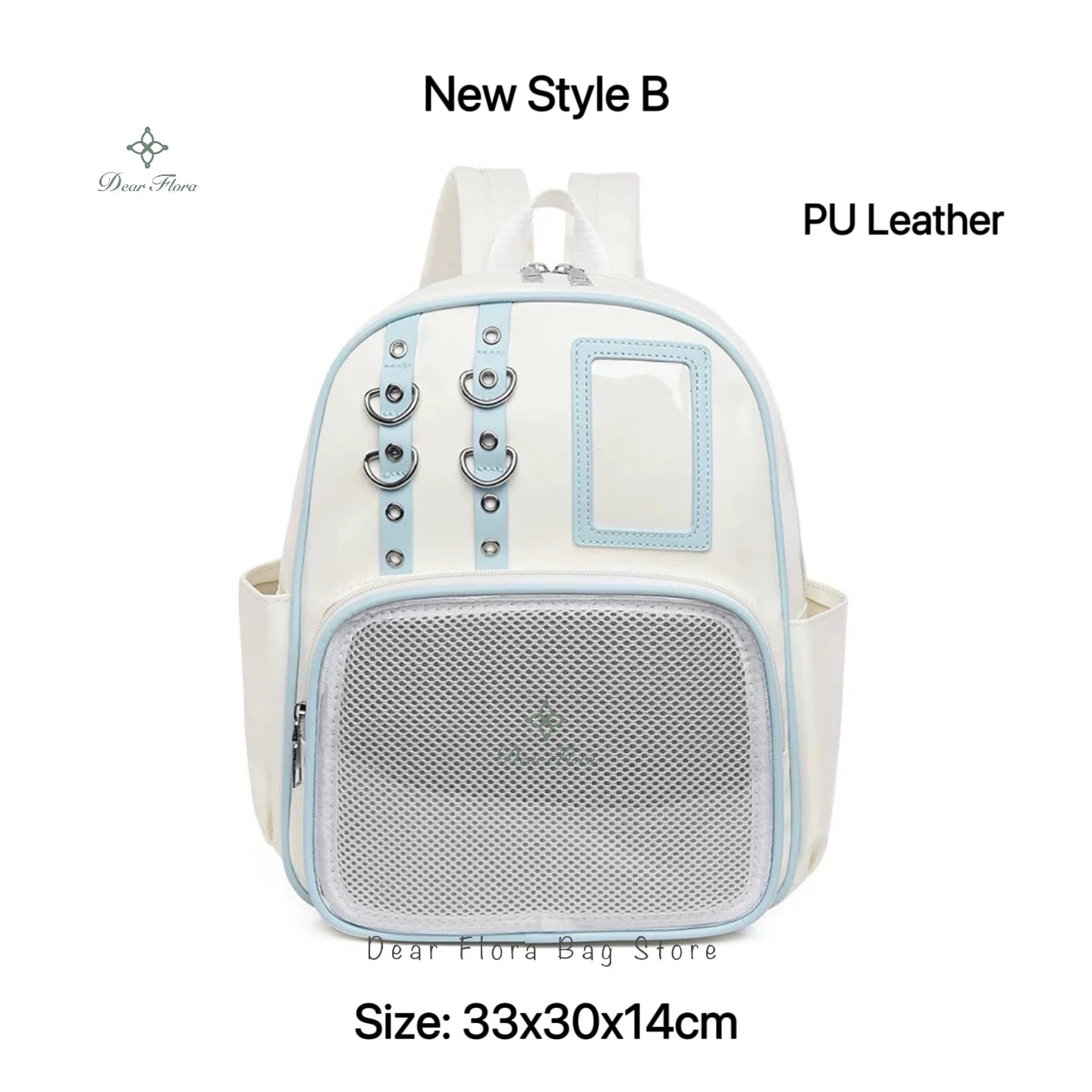 Y2K Nette Mini Rucksack Frauen Kawaii Ita Tasche Süße Mädchen Transparent Rucksack DIY Persönlichkeit Display Rucksack Lolita Schulter Tasche