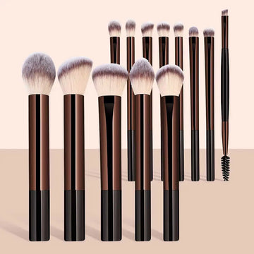 13PCS Make-Up Pinsel Set Foundation Concealer Pulver Lidschatten Rouge Pinsel Kabuki Blending Kosmetische Schönheit Werkzeug für Gesicht