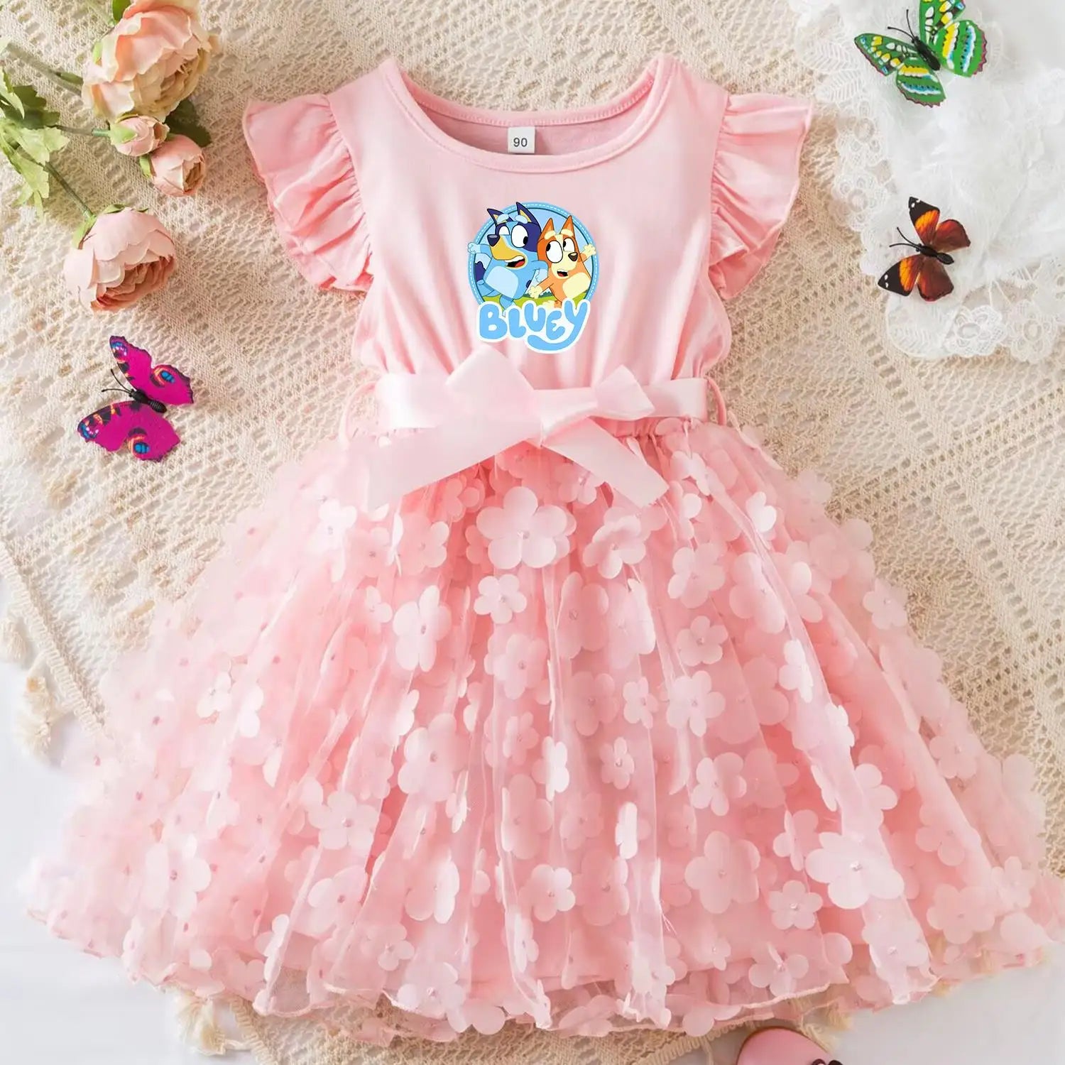 Bluey & Bingo Sommerkleid