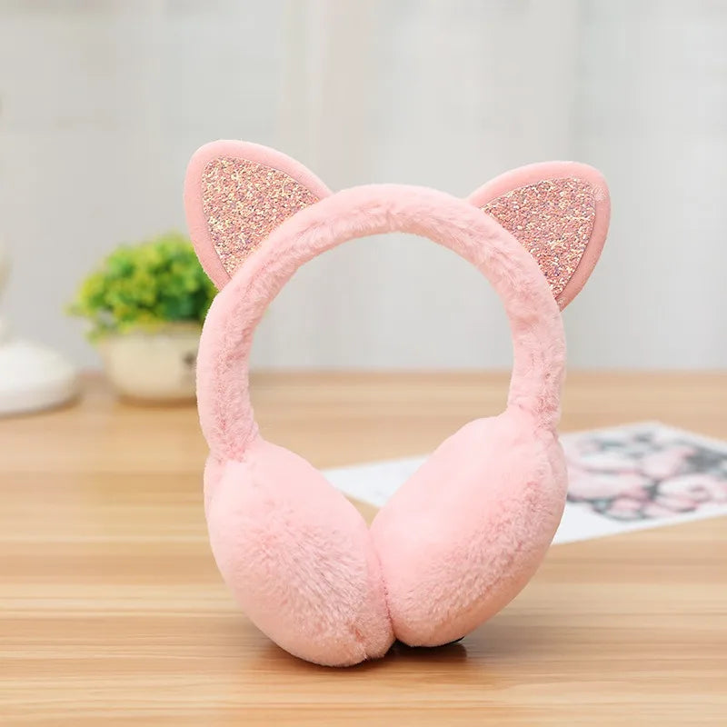 Cat Ear Plush Earmuffs
