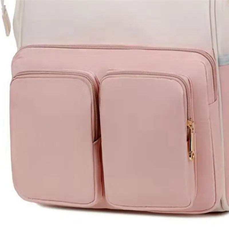 CYGJ-Rucksack Wickeltasche Reise Große Kapazität Damen Modische Mutter-und-Baby-Tasche Rucksack