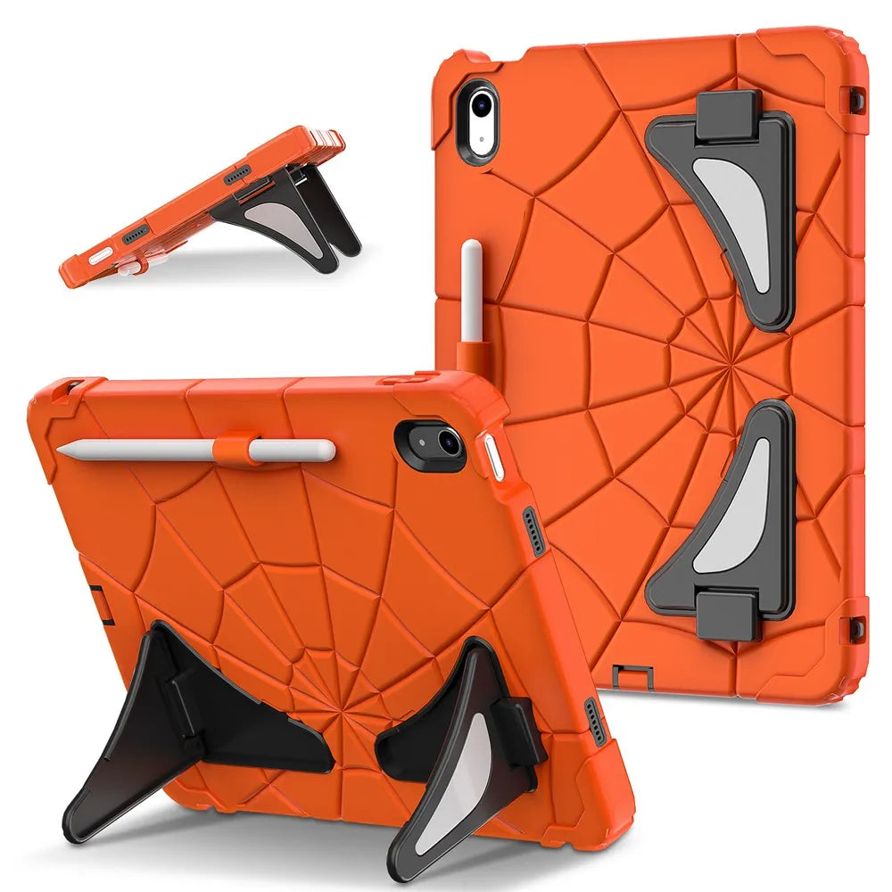 Für iPad 10. Generation 10,9 Zoll Hülle A2696 A2757 A2777 Silikon + PC Kinder Tablet Cover für iPad A16 2025 11 Zoll 11. Generation -Kein Stift