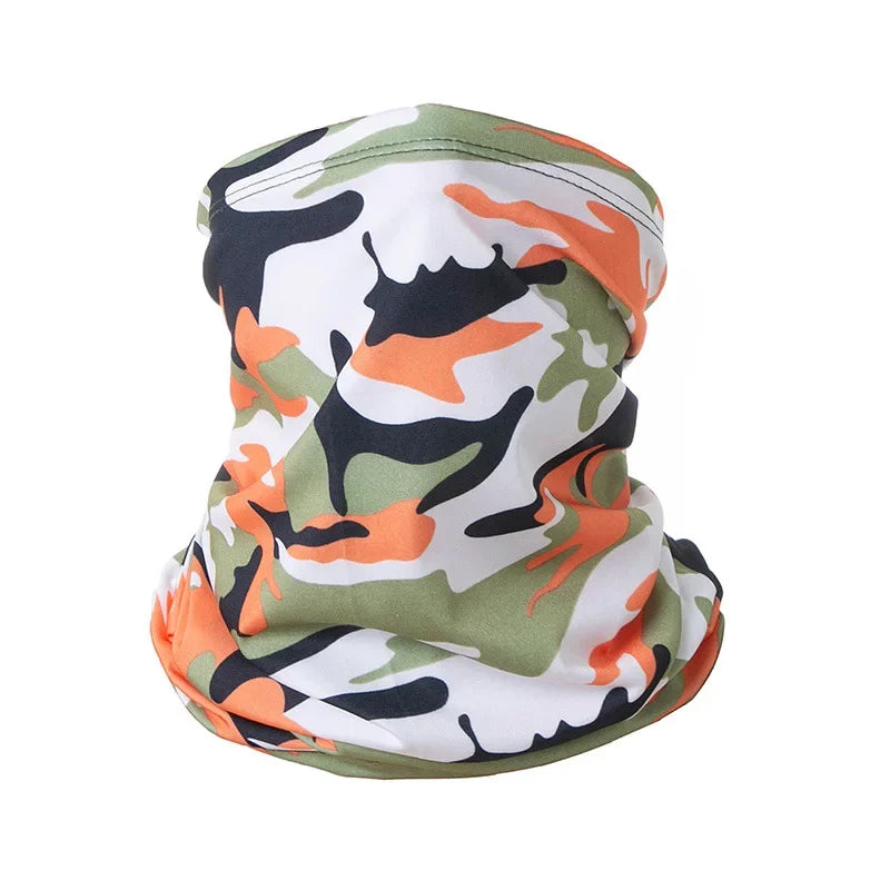 Mehrzweck Turban Reiten Schal Radfahren Bandana Männer Frauen Hals Abdeckung Sonnencreme Eis Seide Outdoor Angeln Wandern Kopfbedeckung Maske