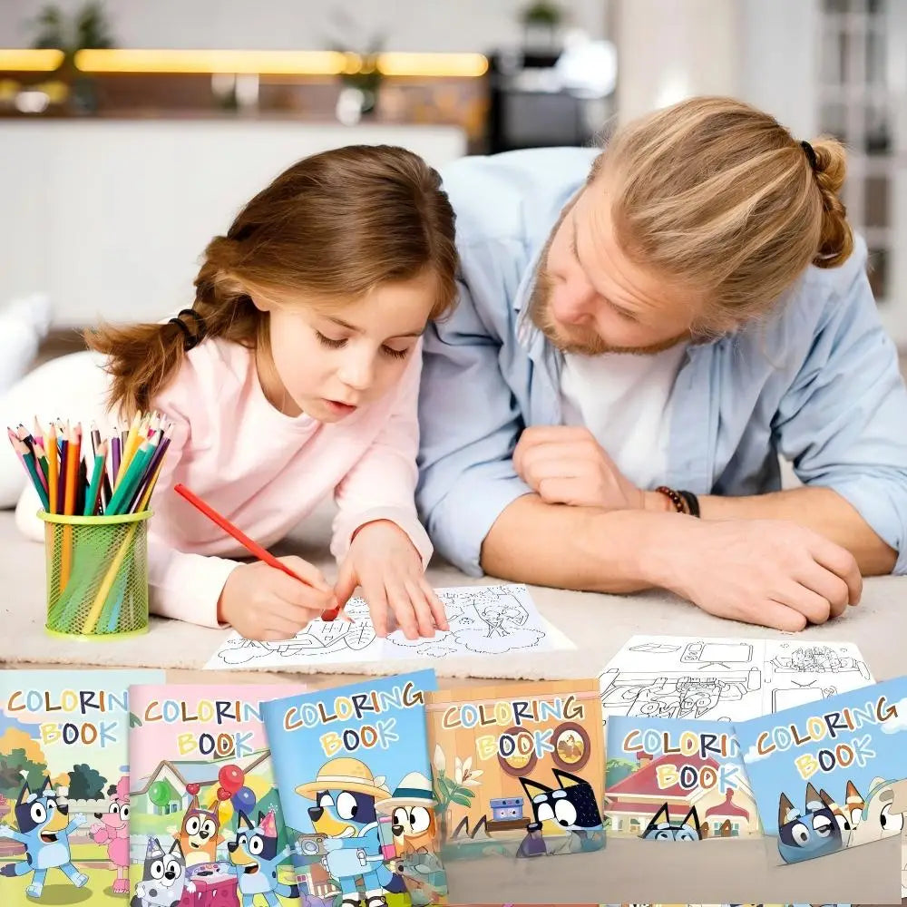 Bluey & Bingo Malbuch-Set