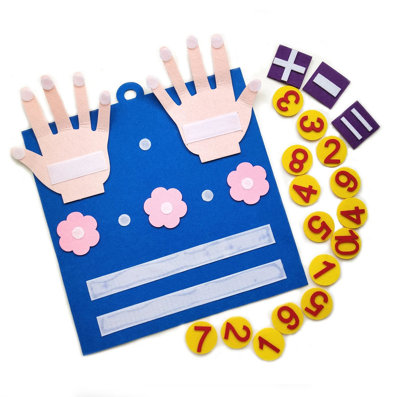 Kleinkind Montessori Spielzeug Filz Finger Zahlen Mathematik Spielzeug Kinder Zählen Frühe Bildung Lernen Spiel Für Kinder Intelligenz