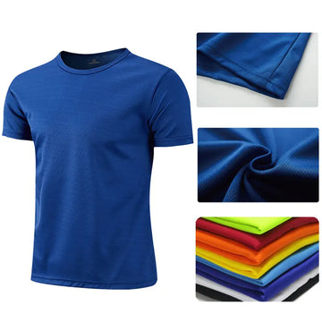 Männer Frauen Quick Dry Kurzarm Sport T Shirt Gym Trikots Fitness Shirt Trainer Lauf T-Shirt Teenager Atmungsaktive Sportswears