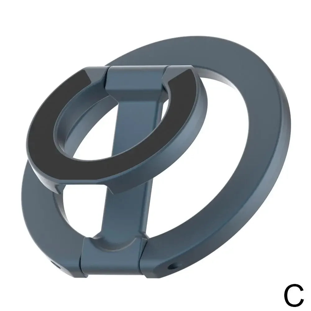 Magnetischer Handy-Ringhalter Beidseitiger Magnet 360° °   Rotierbarer, ultradünner, faltbarer, tragbarer Desktop-Handyhalter für iPhone 17, 16, 15