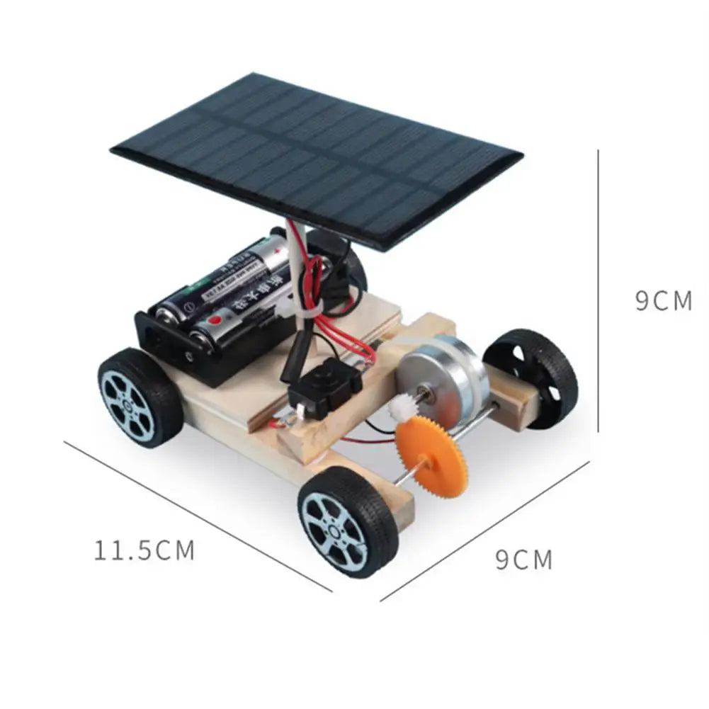 Montieren Sie Solarautos, kreative Erfindungen, Motorfähigkeit von Kindern, aktives Denken, DIY-Elektronik-Kit, Technologie, Spielzeug für Kinder