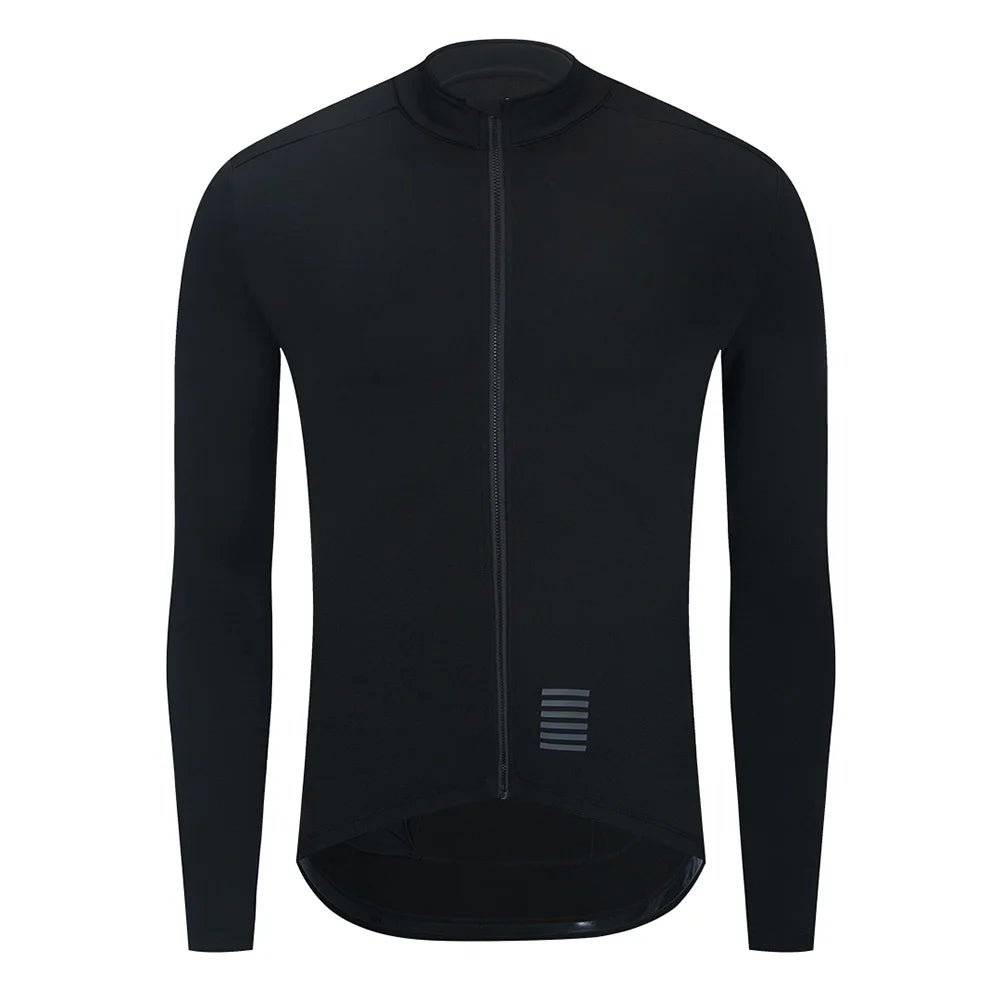 YKYWBIKE Herren Radtrikot Winter & Herbst Langarm Thermo-Fleece-Futter Fahrrad Warme Jacke Rennrad MTB Kleidung