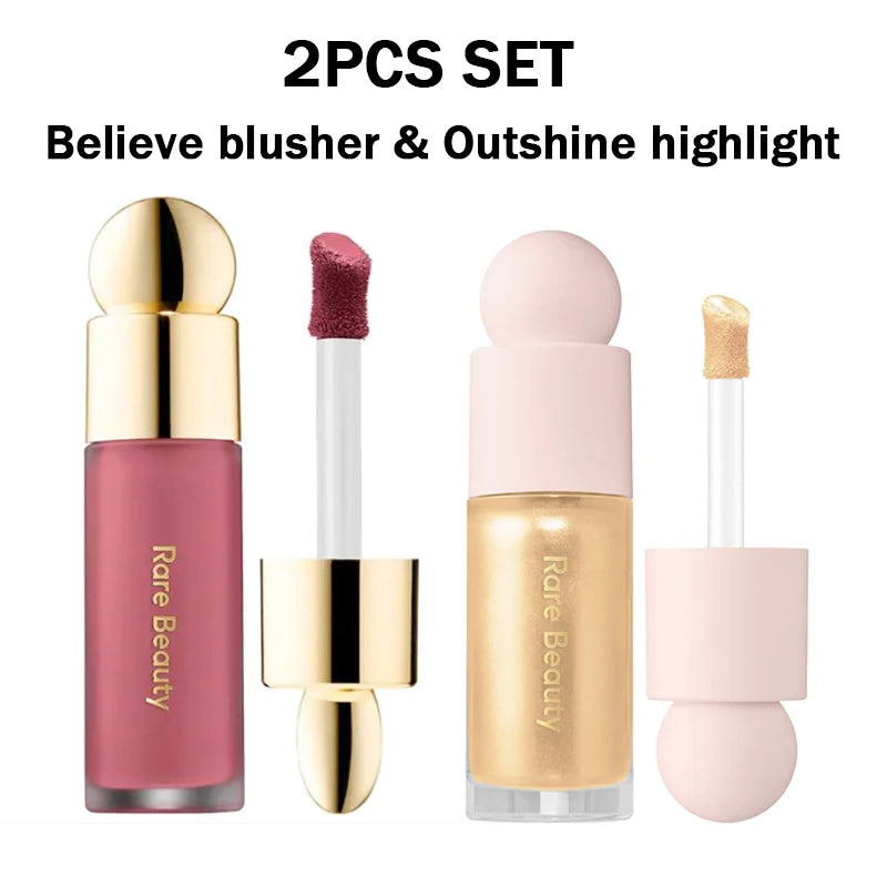 Rare Beauty Soft Pinch Liquid Blush Seidig und gleitet auf reibungslos, langanhaltendes, pralles Make-up Hope Love Virtue Happy Wonder Worth