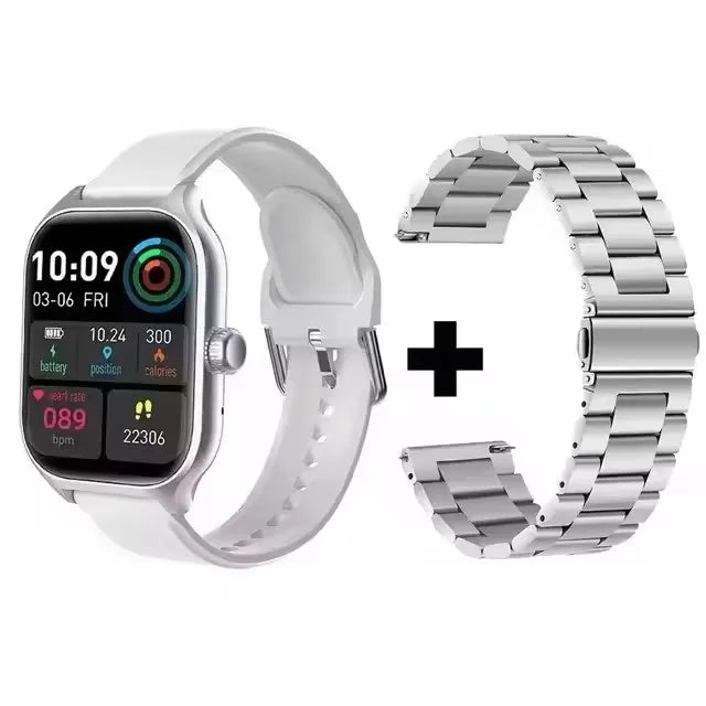 Smart Watch für Android IOS Uhren 1,83 Zoll HD Display Bluetooth Anruf Nachricht Alarm Musik Sport Modus Smartwatch Männer Frauen Geschenk