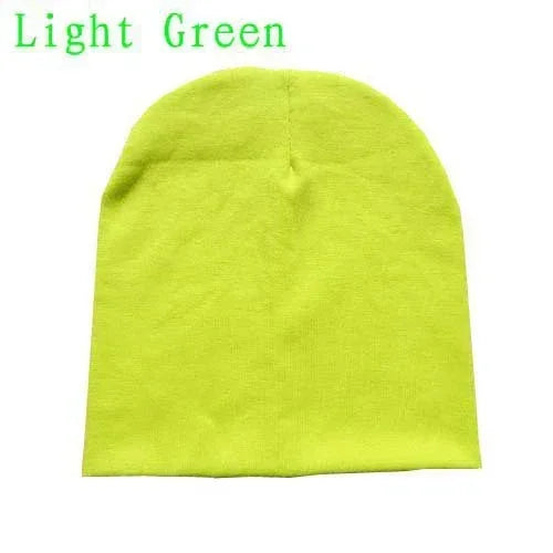 6M-3Y Baby Strickmütze und Schal Set Einfarbig Baumwolle Hip-Hop Beanie Warme Kleinkind-Mütze für Jungen Mädchen Frühling Herbst Winter
