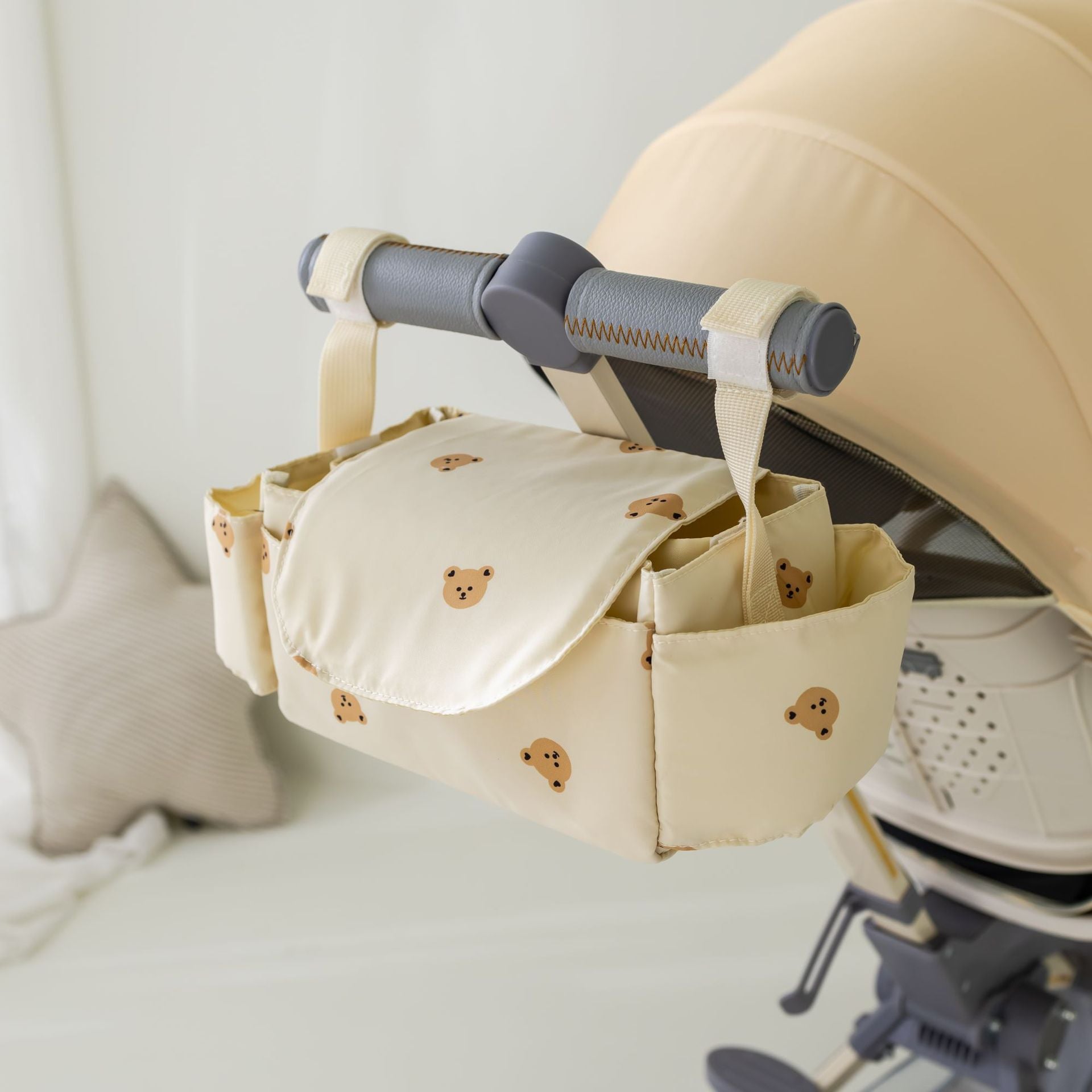 Baby Kinderwagen Tasche Kinderwagen Organizer Baby Zubehör Tasse Halter Neugeborenen Trolley Tragbare Reise Auto Taschen für Wagen Universal