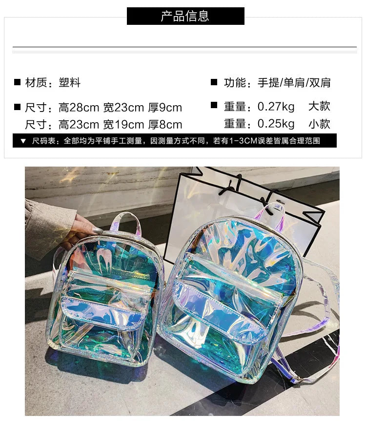 Girls Transparent Ita Backpack