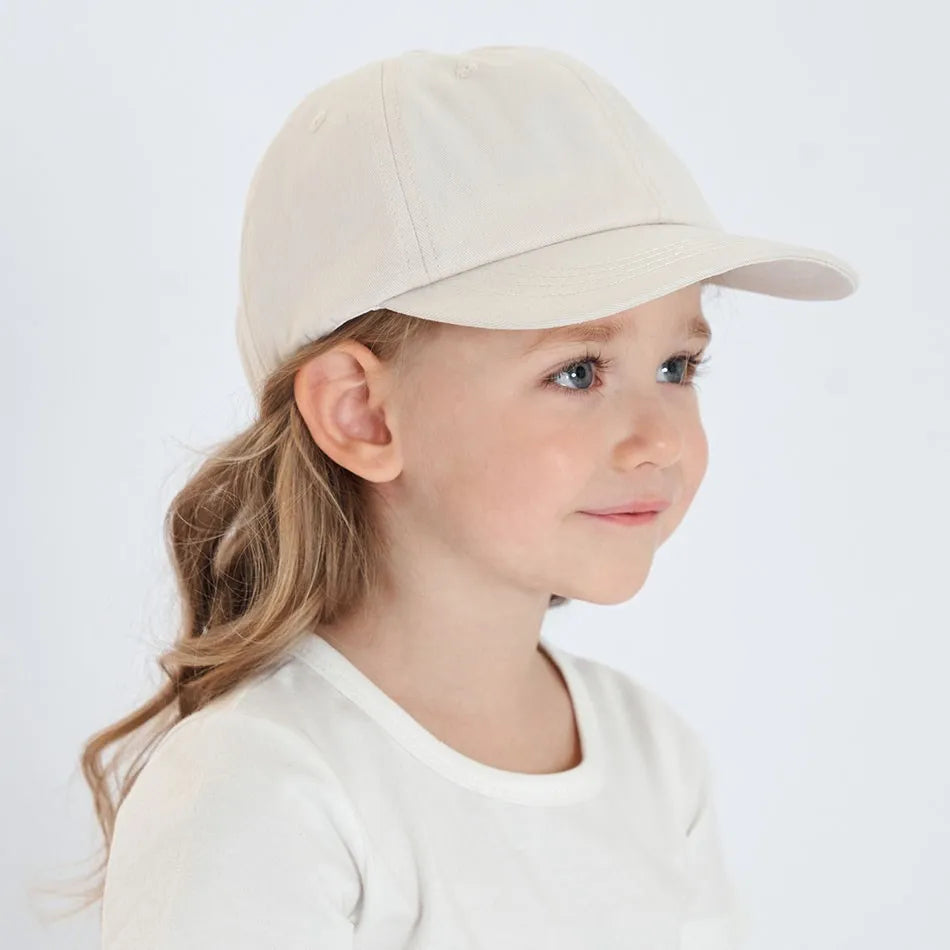 Baby Mädchen Baseball Caps Rosa Schwarz Weiß Grau Kinder Niedrigen Profil Sonne Hut Kinder Jungen Lauf Headwear Kleidung Zubehör
