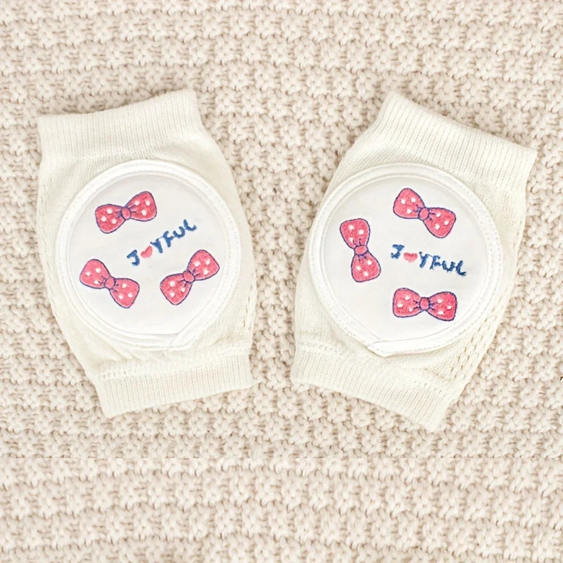 Baby-Knieschützer, leichter Sommerstil, hilft beim Krabbeln lernen, Anti-Fall, gesticktes Mesh-Design, Krabbelschutzausrüstung, elastische Schwamm-Ellbogenschützer.
