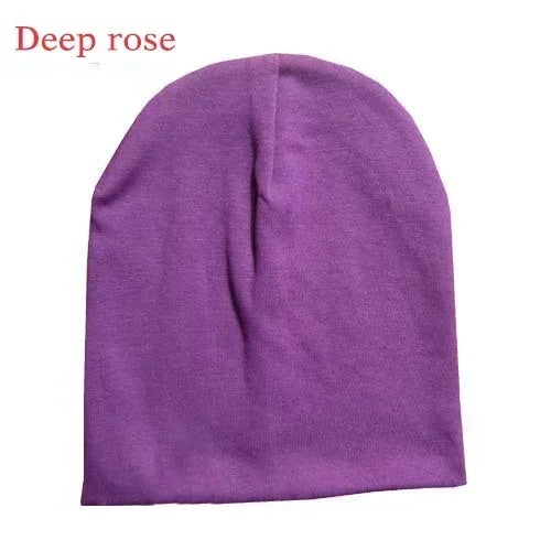 6M-3Y Baby Strickmütze und Schal Set Einfarbig Baumwolle Hip-Hop Beanie Warme Kleinkind-Mütze für Jungen Mädchen Frühling Herbst Winter