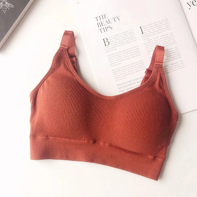 Sexy Unterwäsche Frauen Sammeln Kein Stahl Ring Dessous Bh Rohr Top Eingewickelt Brust Schönheit Zurück Aktivale Baumwolle Dünne Abschnitt Rohr Top