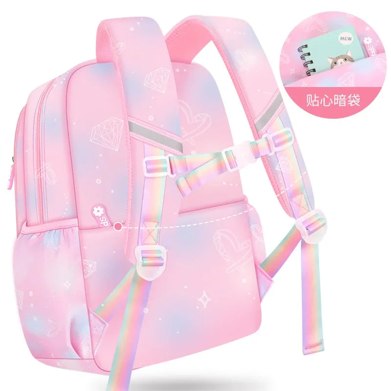 Pink Princess School Backpack
