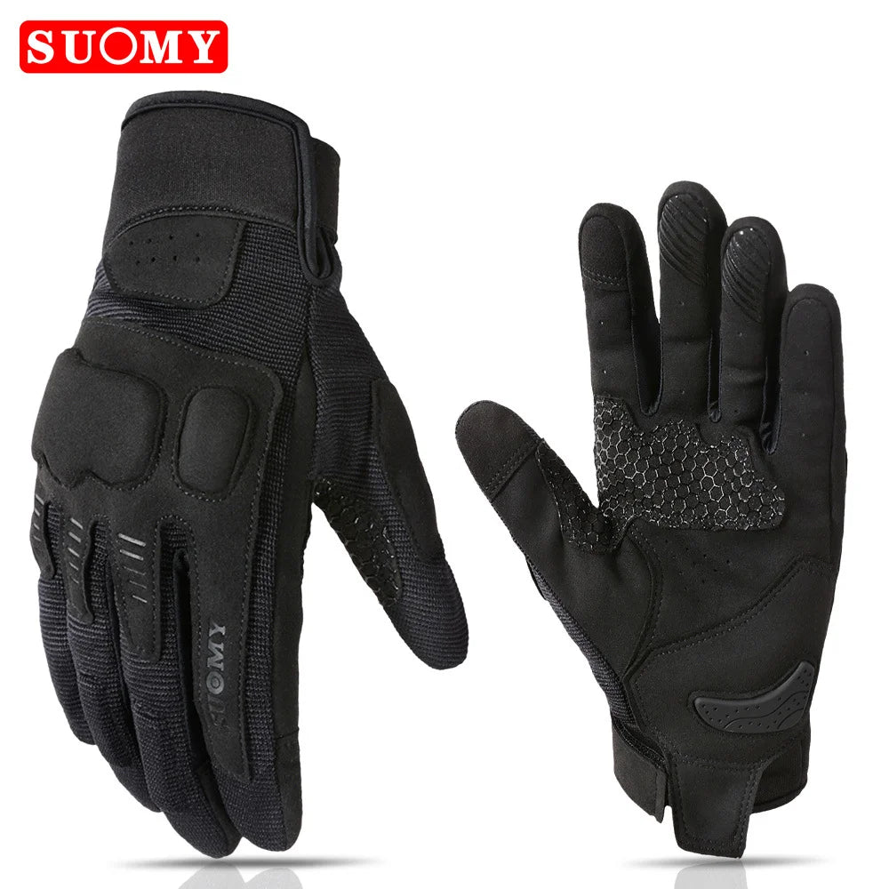 SUOMY Winter Warme Damen Rosa Motorradhandschuhe 100% Wasserdicht Lady Teens Mädchen Lila Motocross Motorrad Racing Reithandschuhe