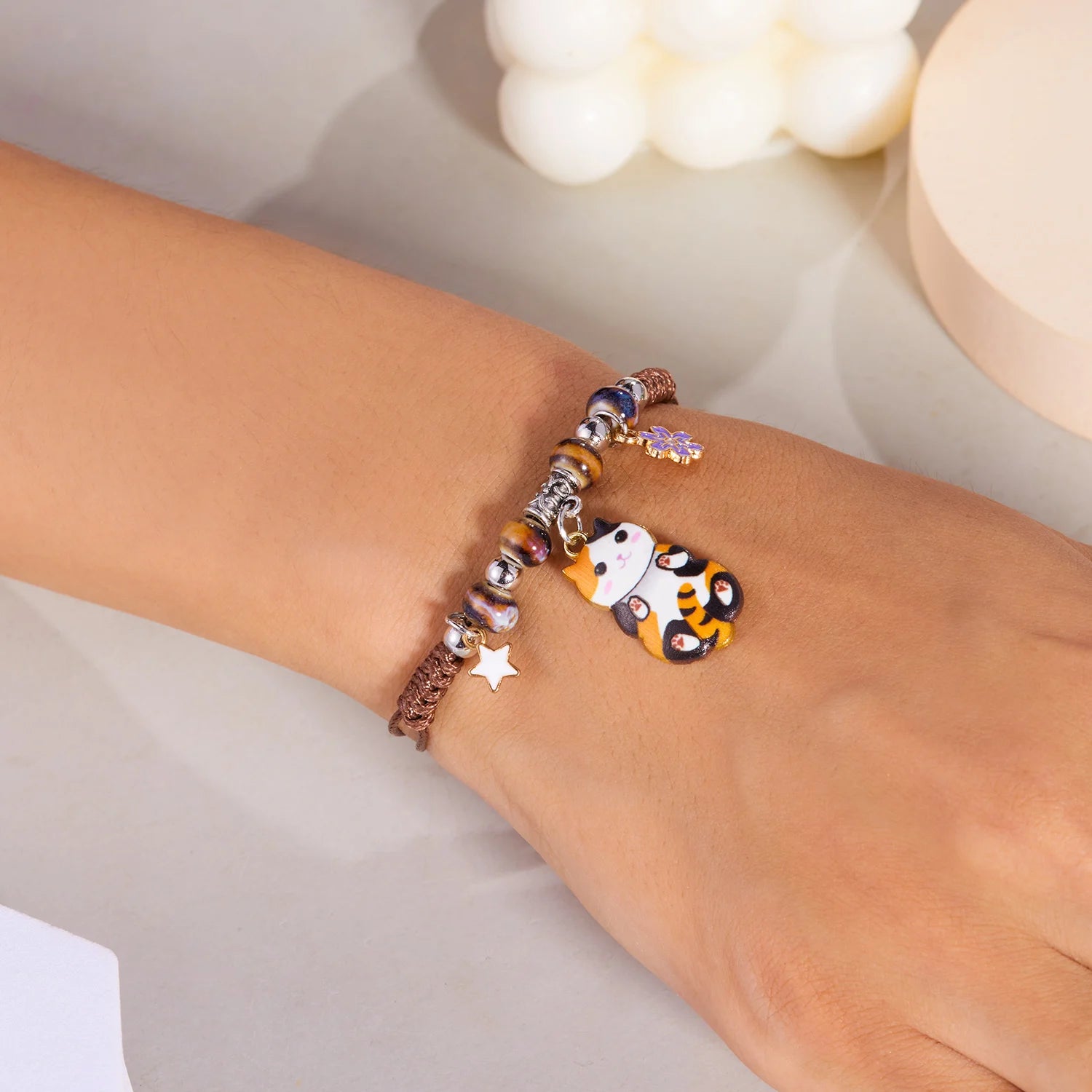 Cute Cat Friendship Bracelet