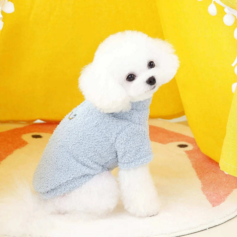 Winter Warmer Hundepullover für kleine Hunde Plüsch Hundekleidung Weicher Welpenmantel Jacke Chihuahua Teddy Welpenkleidung Hundebedarf
