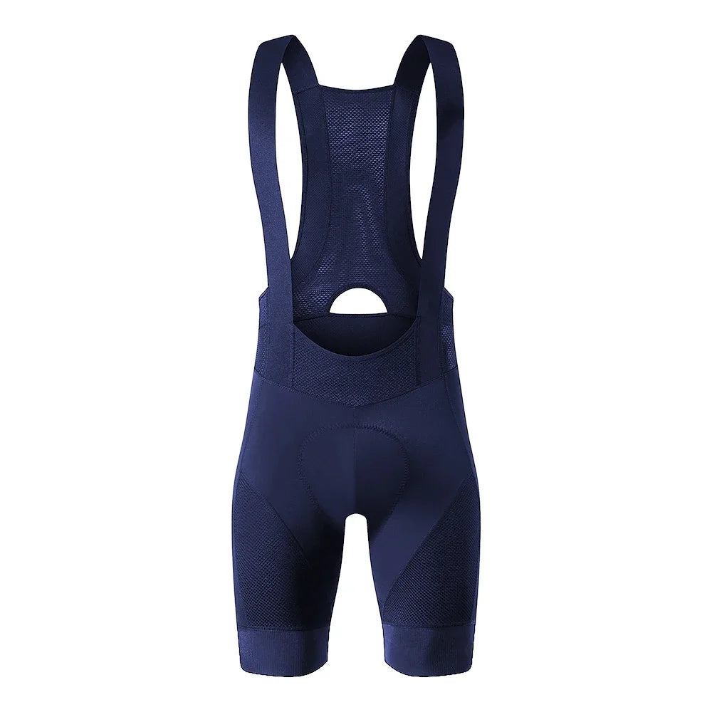 YKYWBIKE Radsport-Trägerhose für Herren Outdoor Rennrad-Sportunterwäsche mit Schwammpolsterung Fahrrad-Trägerhose Herren-Radsportbekleidung MTB-Shorts