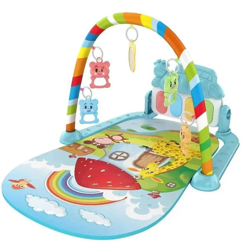Baby 0-1 Jahre alt Baby Fitness Stand Pedal Klavier Spielzeug Neugeborenen Musik Pedal Klavier Fitnessgeräte Bettglocke Spielzeug