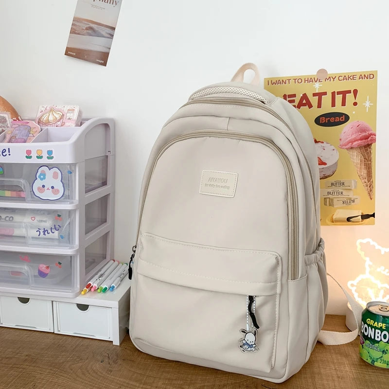 Trendy Waterproof School Backpack