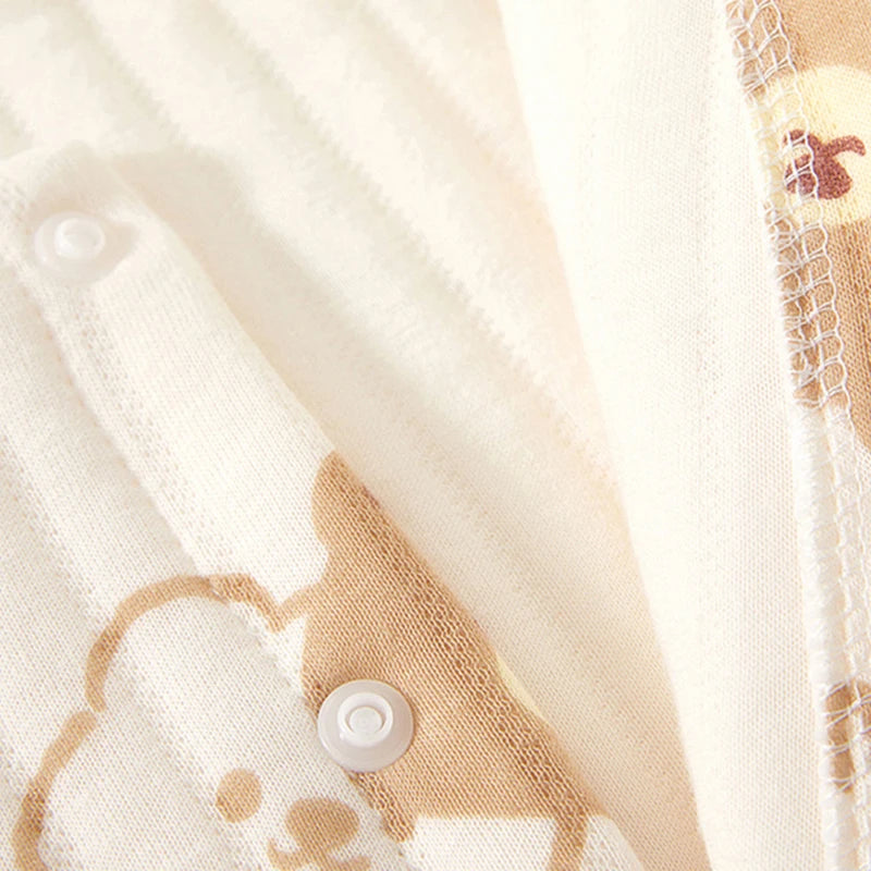 Dicker Baumwoll-Strampler für Neugeborene, Niedlicher Bären-Romper, Krabbelkleidung für Babys, Winter-Langarm-Bodysuit für Jungen und Mädchen, Kinder-Onesie-Pyjama