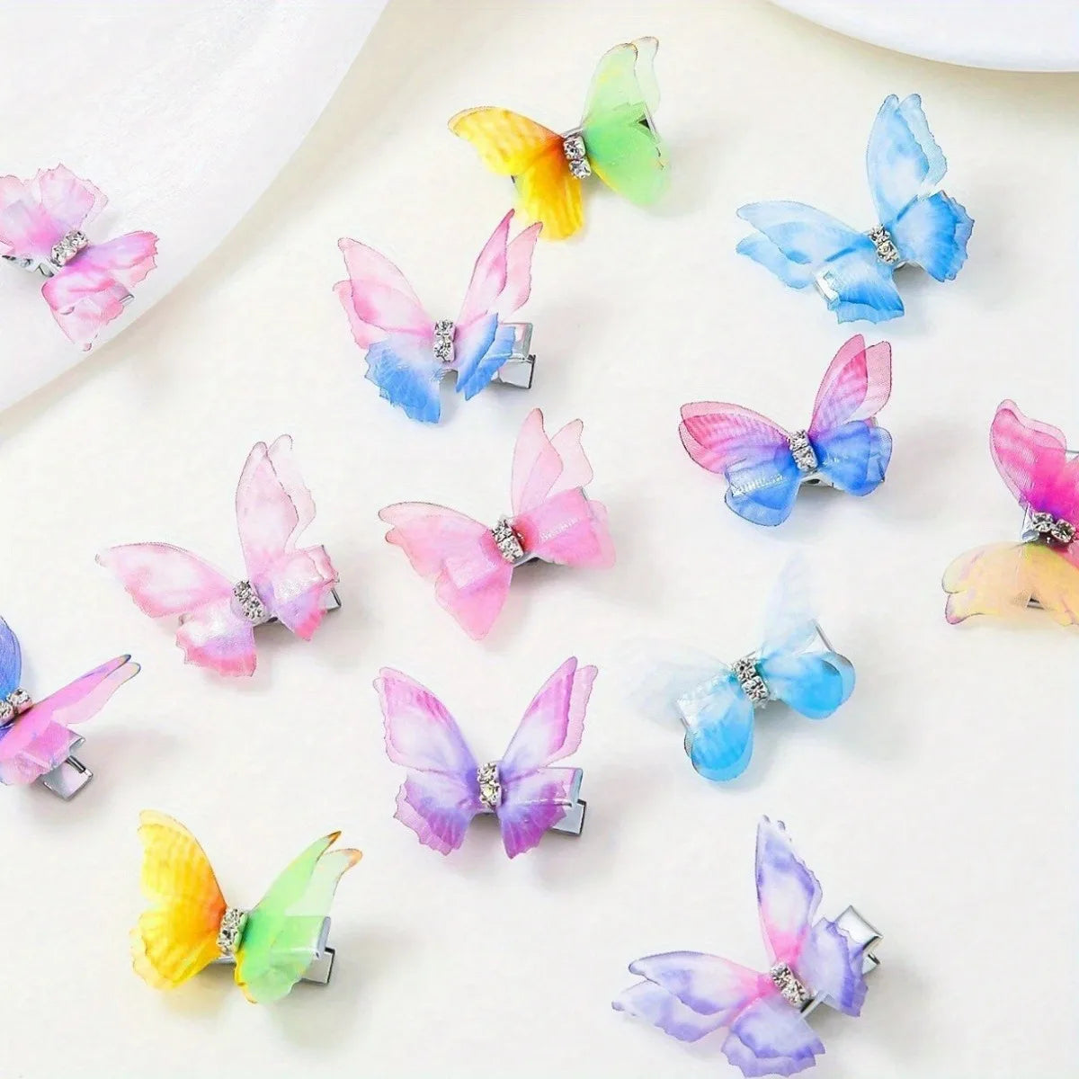 Butterfly Hair Clip Set