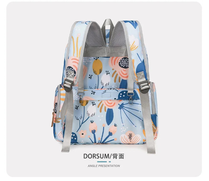 Mama Tasche Nylon gedruckt Mode multifunktion ale Mutter und Baby Taschen gehen Baby Reisen große Kapazität Mutter Tasche Wickelt aschen bebe