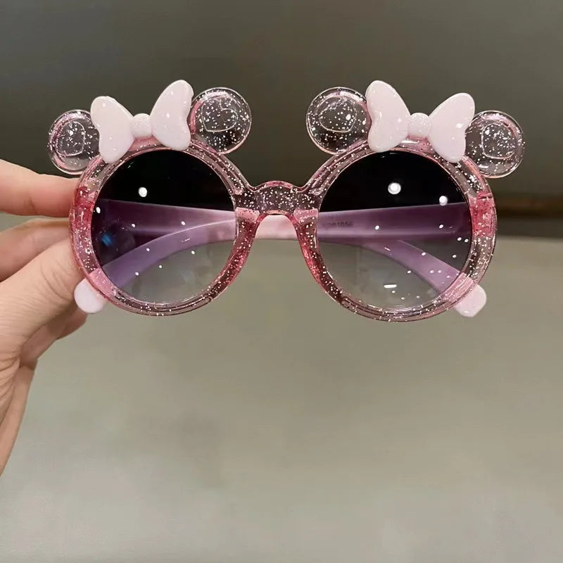 Cute Crystal Bow Kids Sunglasses