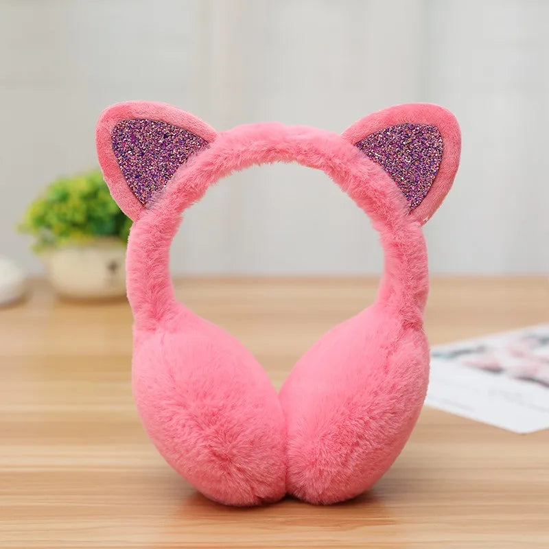 Cat Ear Plush Earmuffs