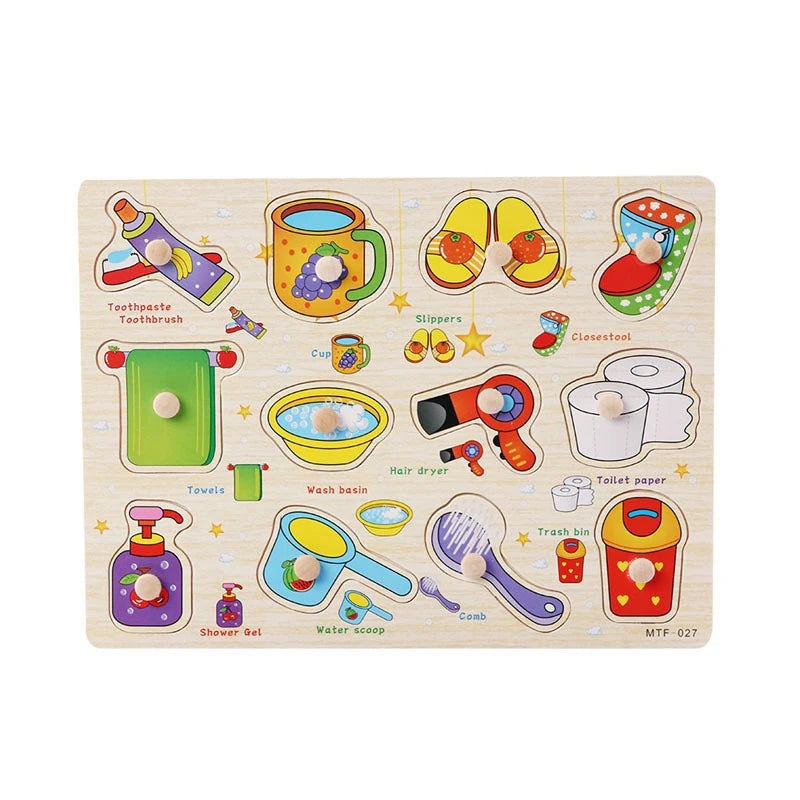 Montessori Wooden Puzzle Toy