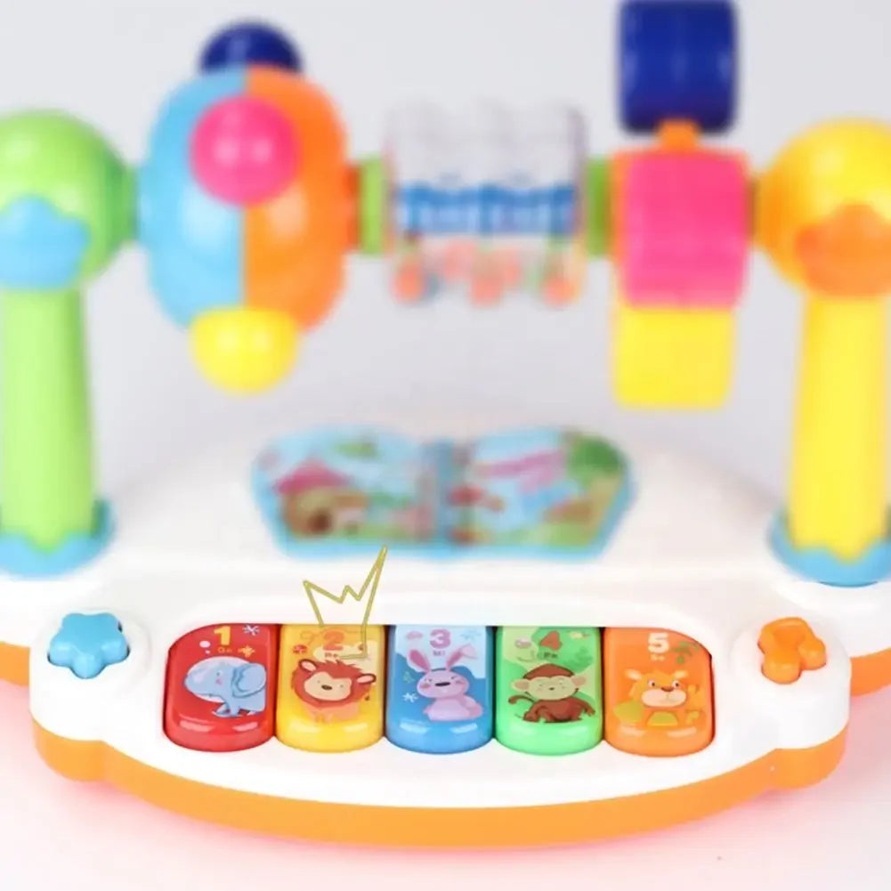 Kinder Rotierende Musik Klavier Tastatur mit Licht Sound Baby Klavier Spielzeug Musik Spielzeug für Kleinkinder Frühe Pädagogische Musik Spielzeug Geschenke