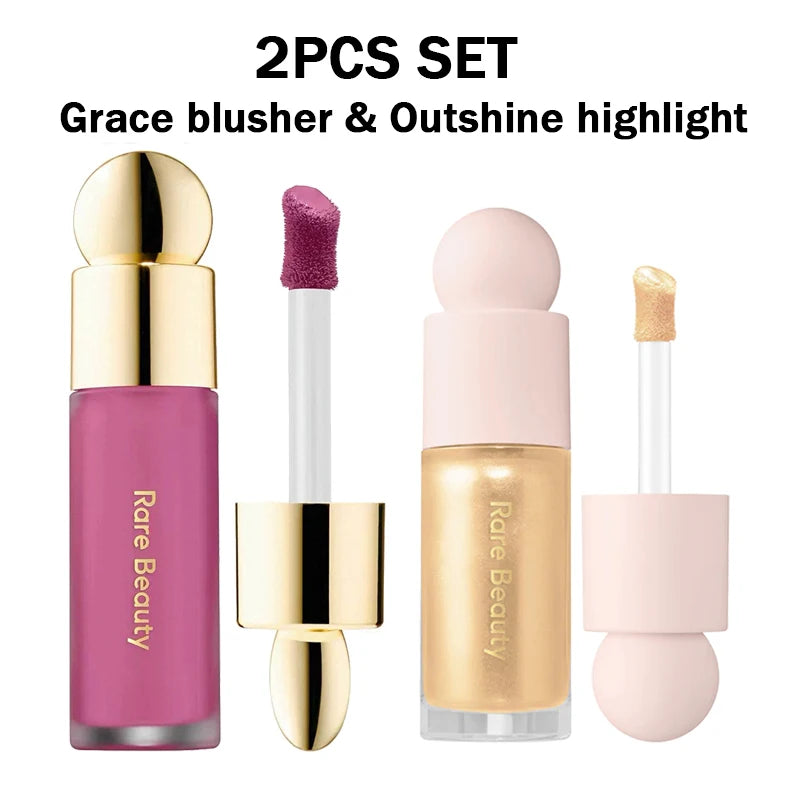 Rare Beauty Soft Pinch Liquid Blush Seidig und gleitet auf reibungslos, langanhaltendes, pralles Make-up Hope Love Virtue Happy Wonder Worth