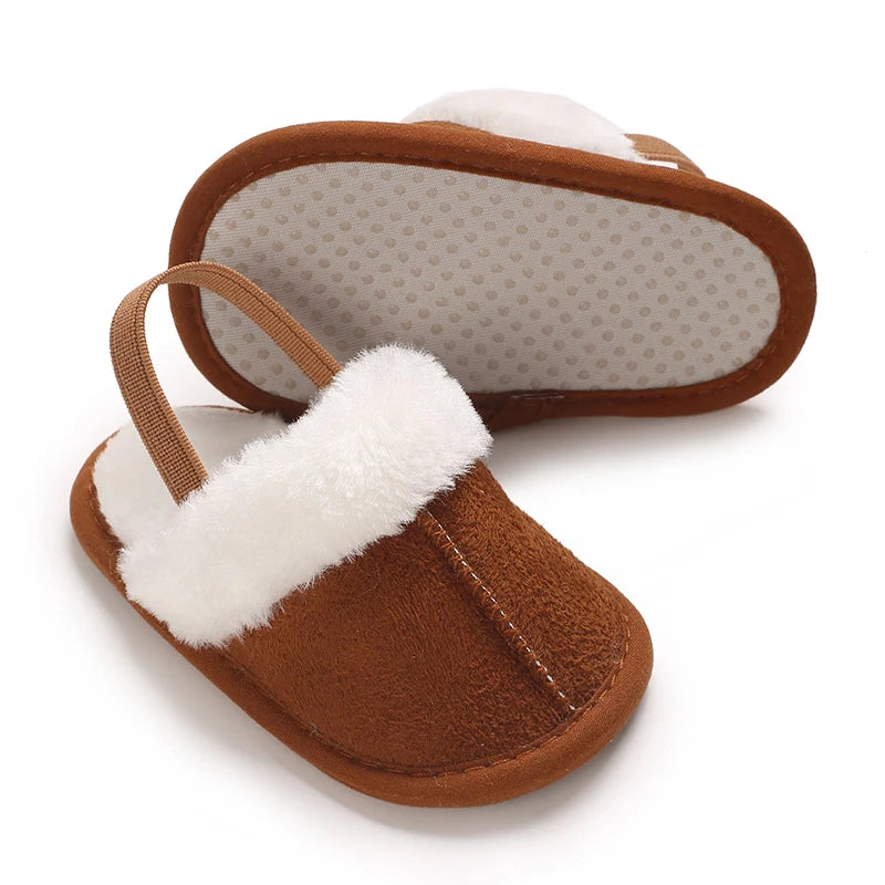 Beliebte Wanderschuhe für Herbst und Winter, Babyschuhe, 0–1 Jahre alt, warme Schuhe, Baumwollschuhe, lässige Babyschuhe mit weicher Sohle und Plüsch