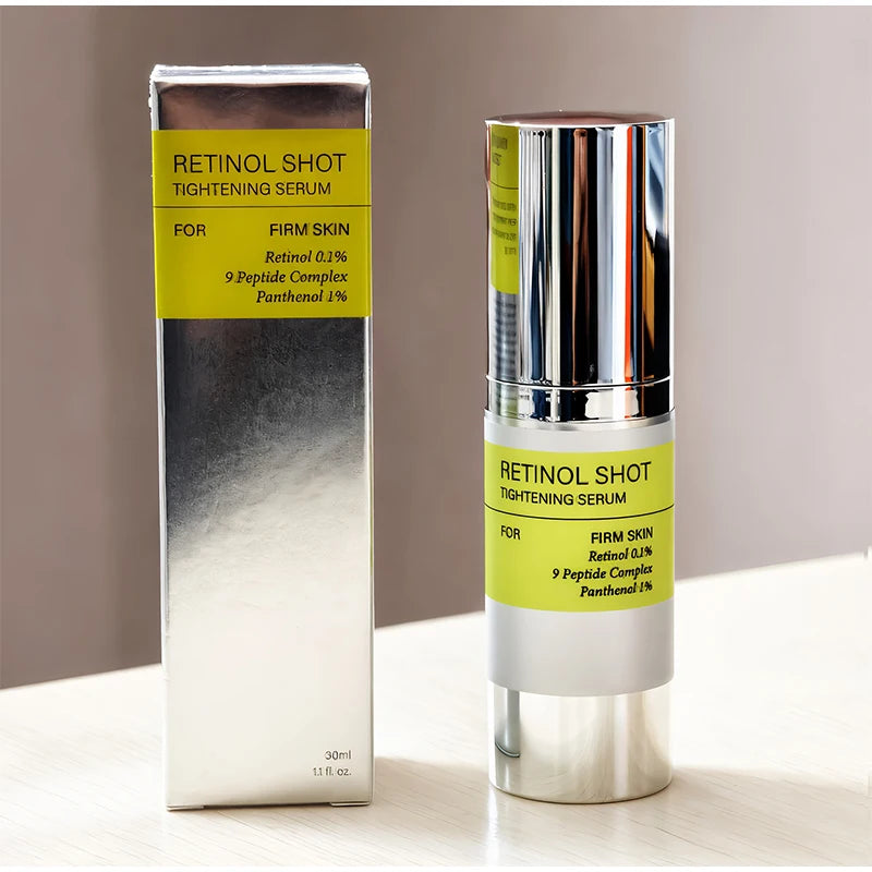 Retinol Shot Augencreme Anti-Aging-Augenserum für Augenringe Falten Feuchtigkeitsspendende Essenz Straffende Behandlung Sanftes Vitamin-C-Serum