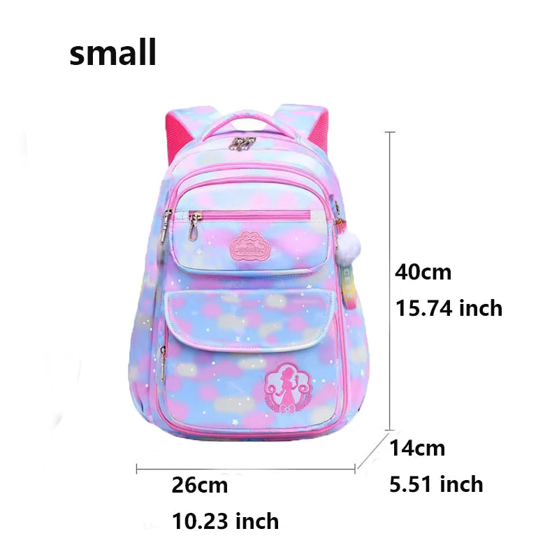 Girls Waterproof School Backpack